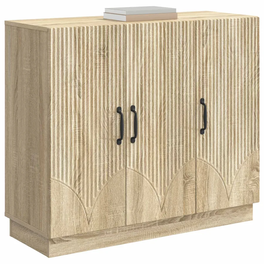Buffet Chêne Sonoma 89 x 34,5 x 77 cm Bois d'ingénierie - 3