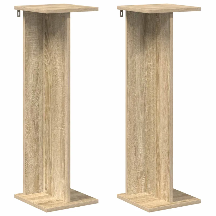 Support de Plante 2 pc Chêne Sonoma 25 x 25,5 x 80,5 cm - 2