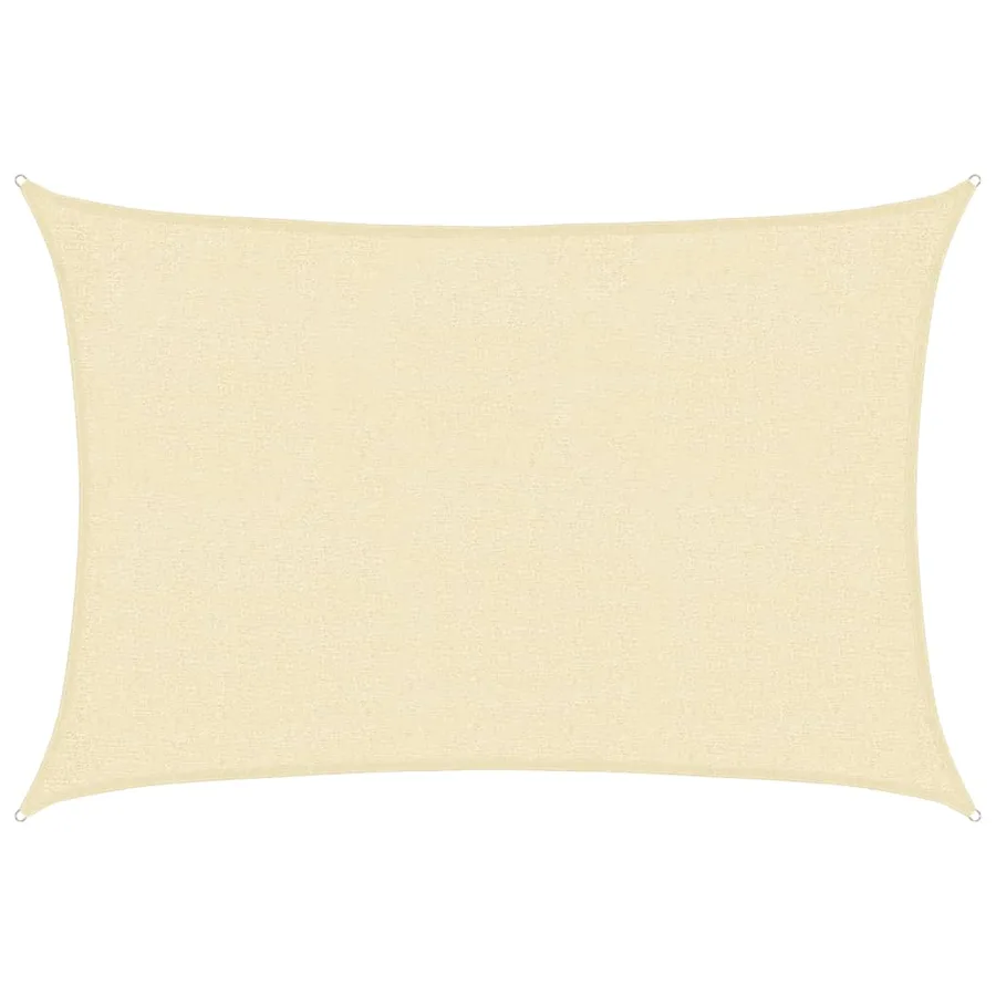 Voile d'ombrage 160 g/m² Crème 2x3 m PEHD - 2