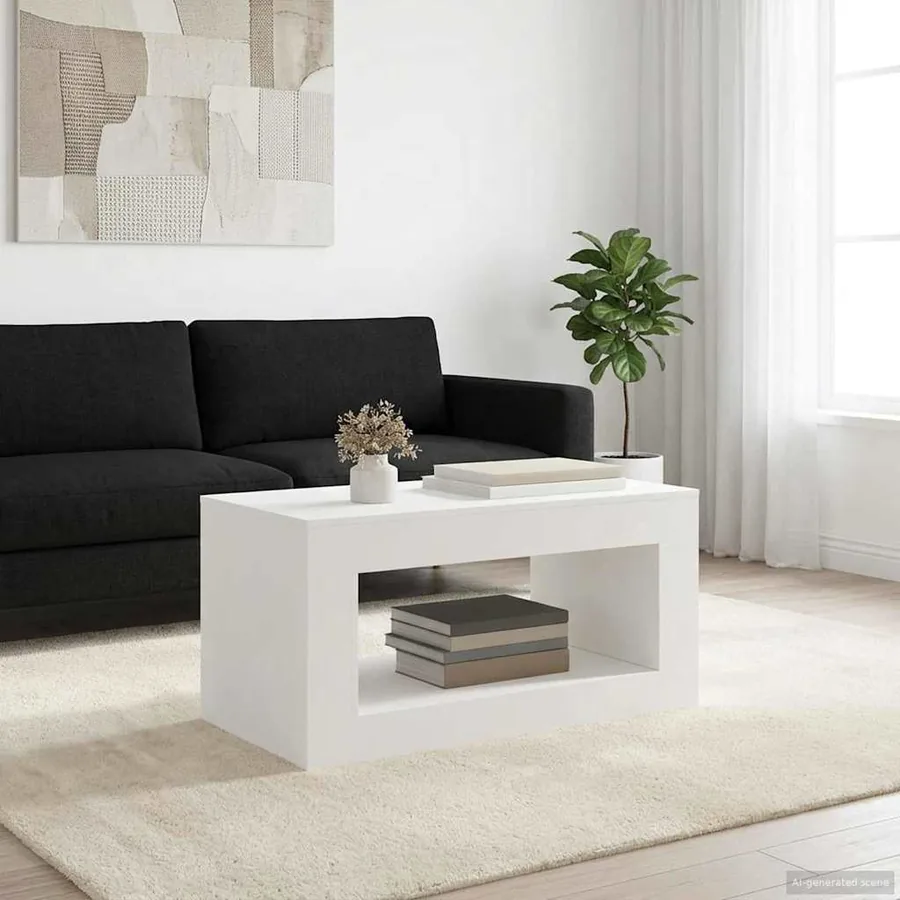 Table basse Blanc - 4