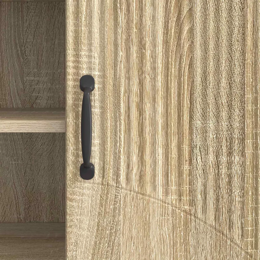 Meuble TV Chêne Sonoma 150 x 31 x 47 cm Bois d'ingénierie - 8