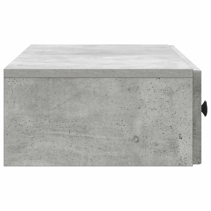 Table d'appoint murale Gris béton 87,5 x 34,5 x 17 cm - 6