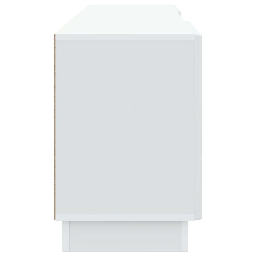 Meuble TV Blanc 150 x 31 x 47 cm Bois d'ingénierie - 7