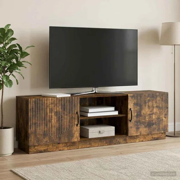 Meuble TV Chêne fumé 150 x 31 x 47 cm Bois d'ingénierie