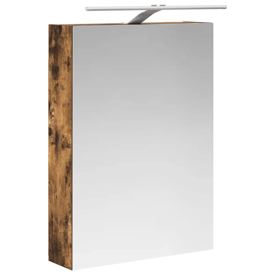 Ensemble d'armoire de salle de bain 5 pcs Chêne fumé - 7