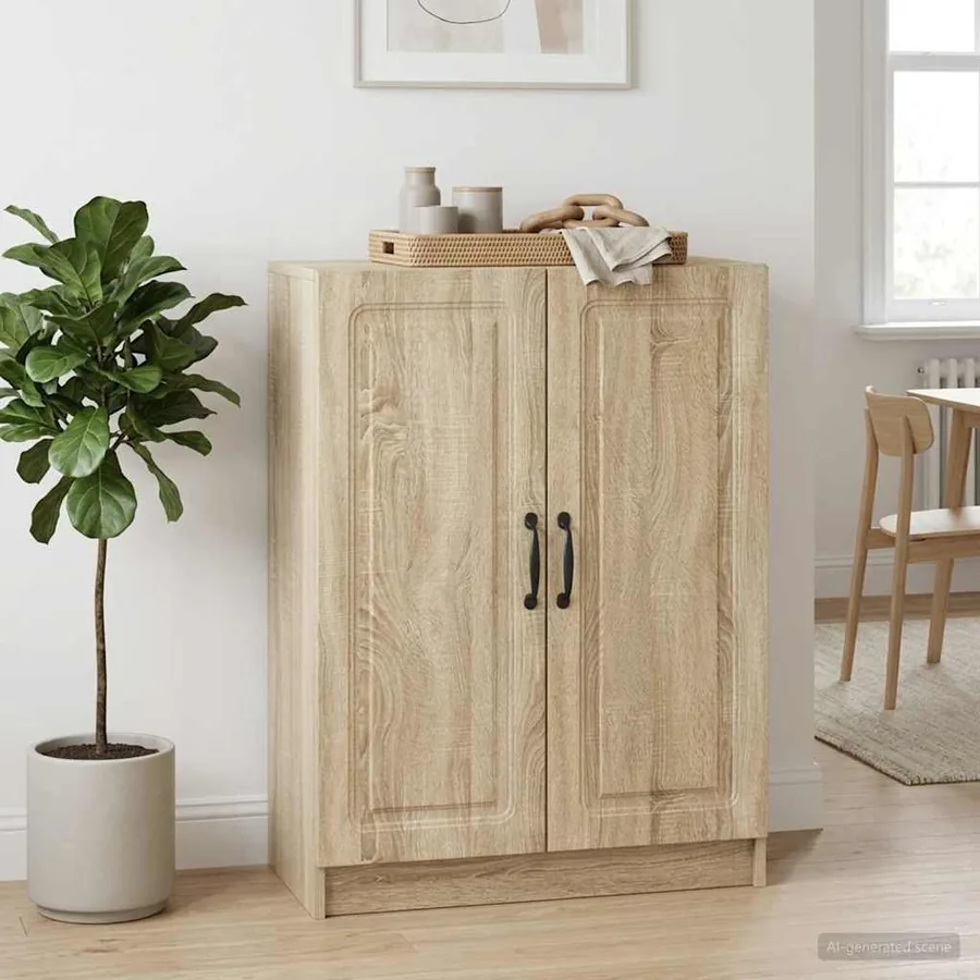 Buffet Chêne Sonoma 66 x 34,5 x 87 cm Bois d'ingénierie - 4