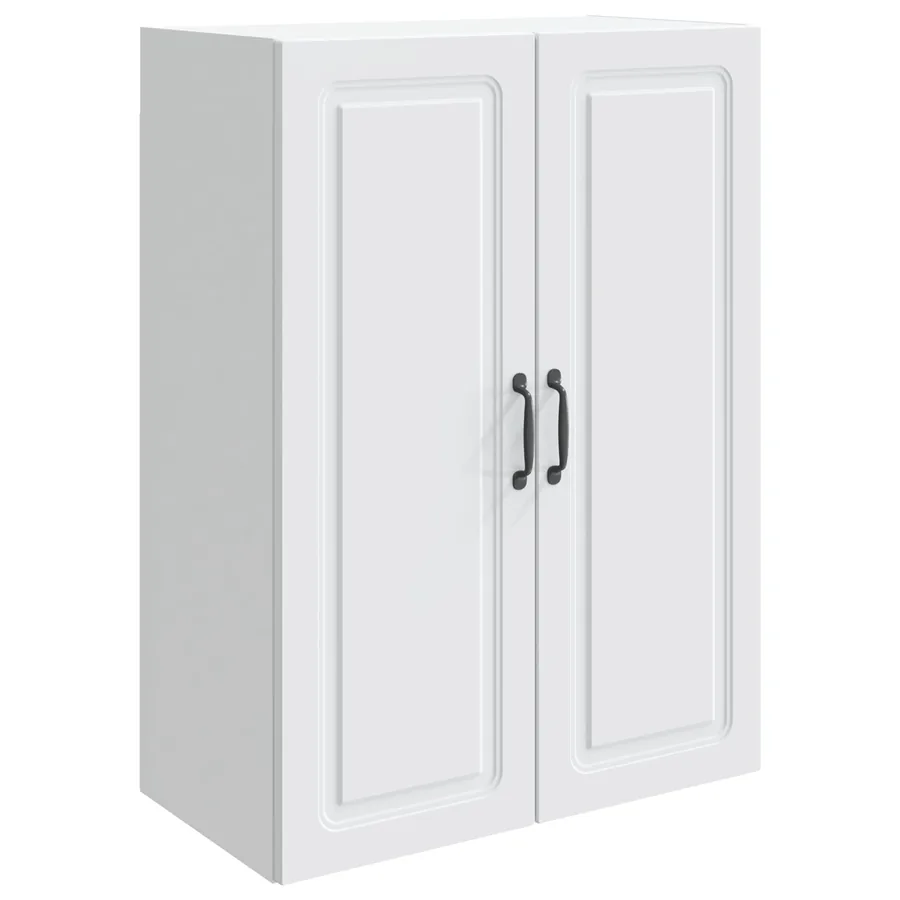 Armoire Murale 66 x 34,5 x 90 cm Bois d'ingénierie Blanc - 2