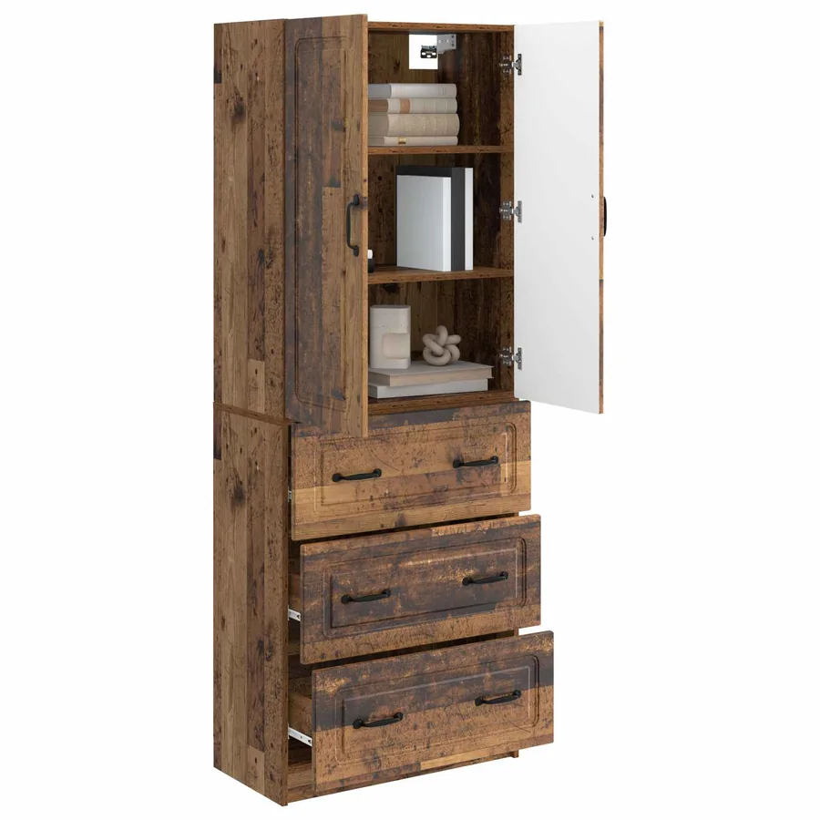 Ensemble de Meubles 2 pcs Bois ancien 66 x 34,5 x 87 cm - 3