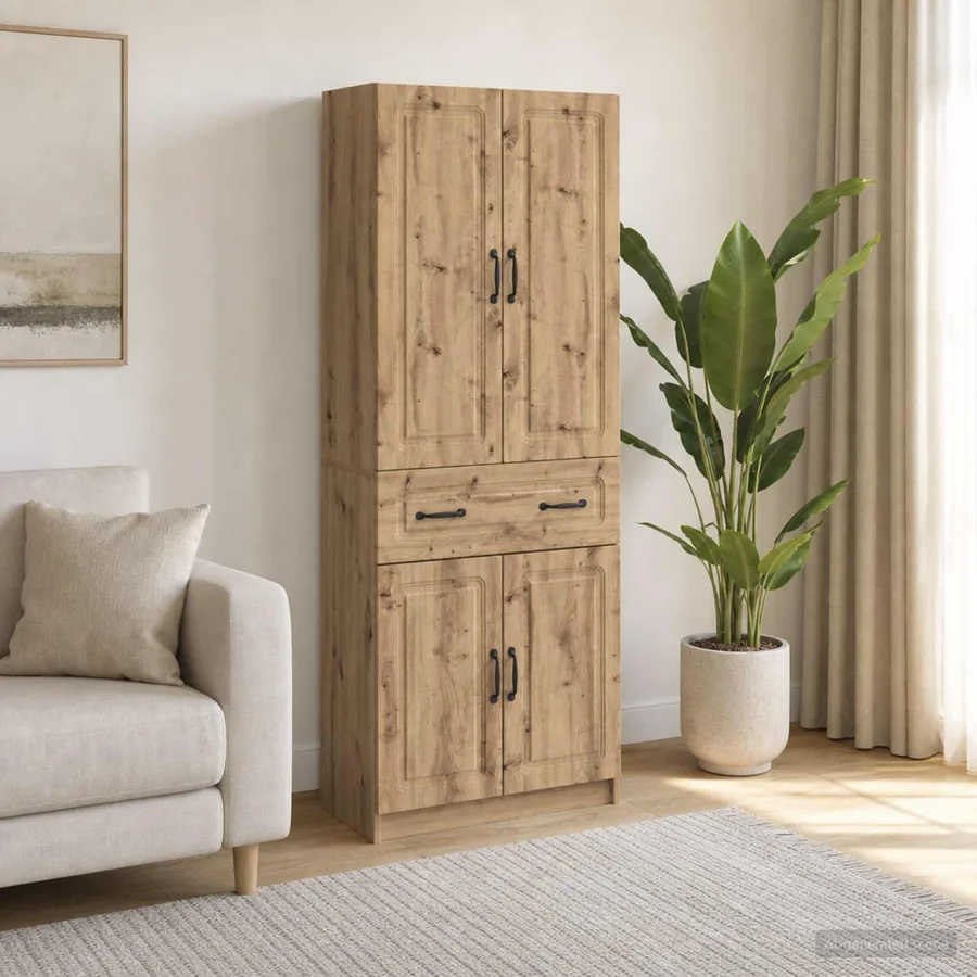 Ensemble de Meubles 2 pc Bois d'ingénierie