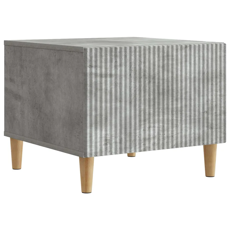Table basse Gris béton 49 x 50 x 40 cm Bois d'ingénierie - 2