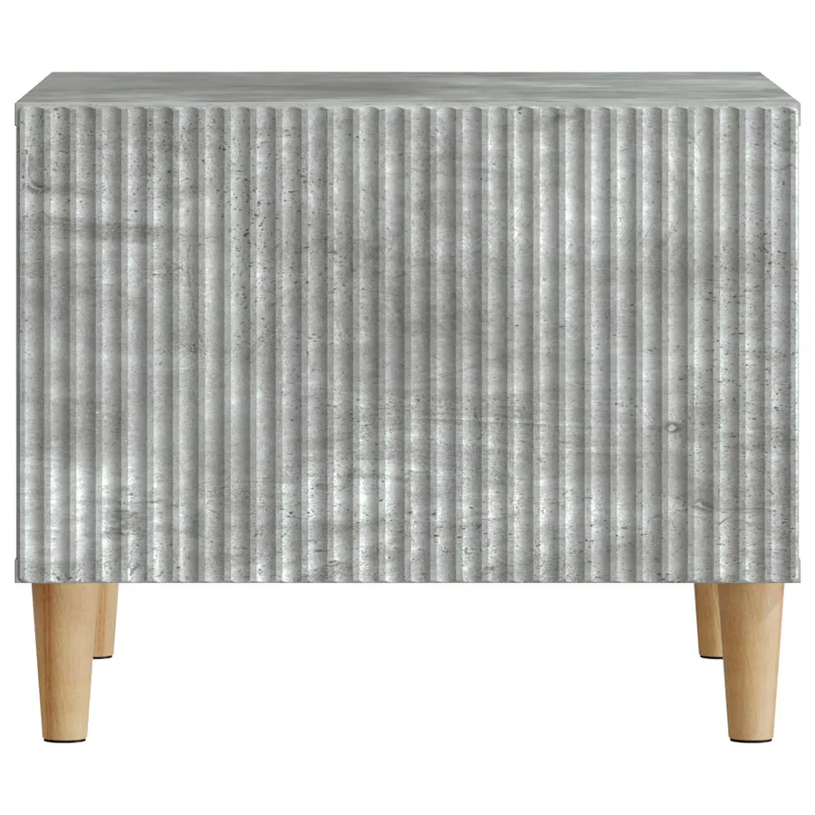 Table basse Gris béton 49 x 50 x 40 cm Bois d'ingénierie - 5