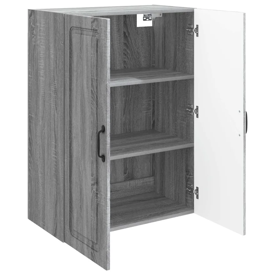 Armoire Murale Sonoma gris 66 x 34,5 x 90 cm Bois d'ingénierie - 3