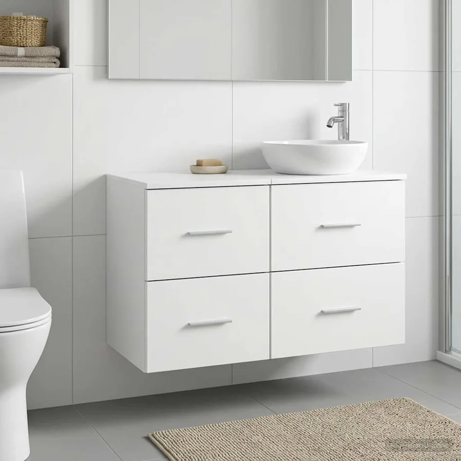 Meuble de Salle de Bain In-between Blanc 30 x 44,5 x 50 cm