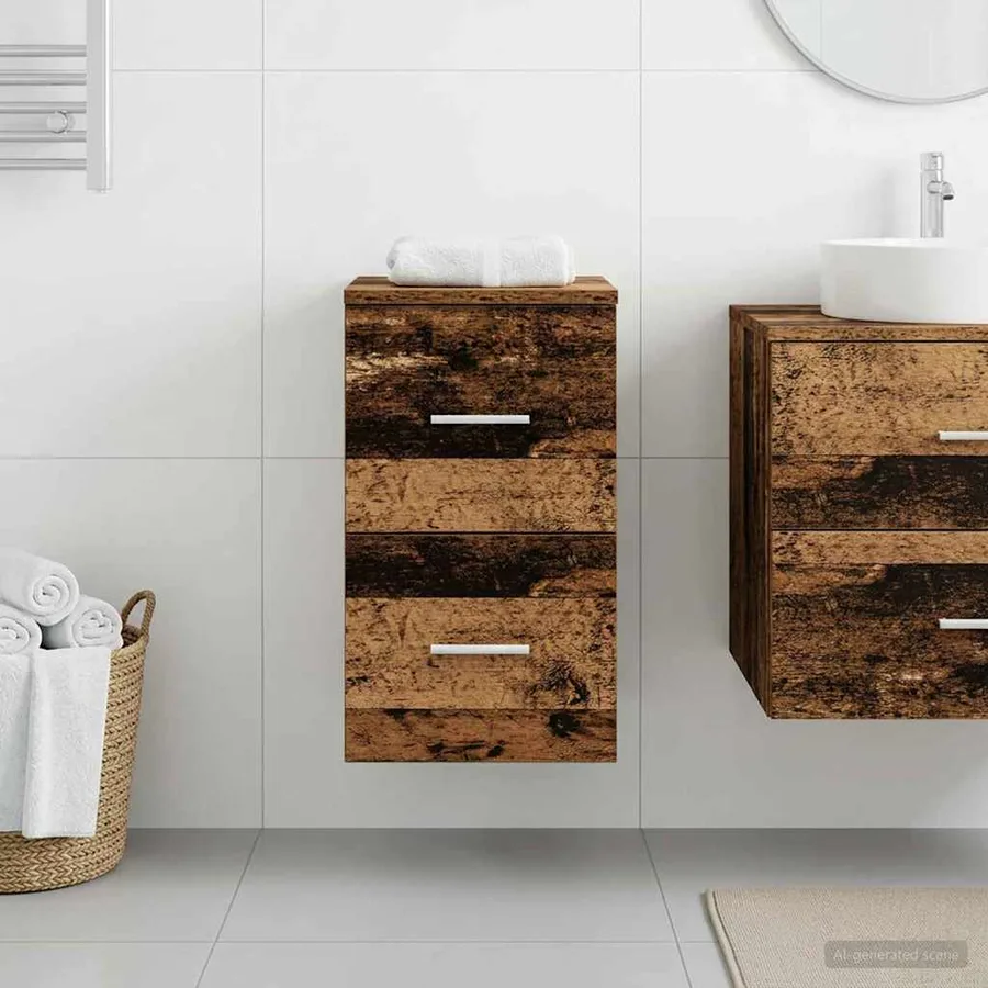 Meuble de Salle de Bain In-between Chêne artisanal - 3