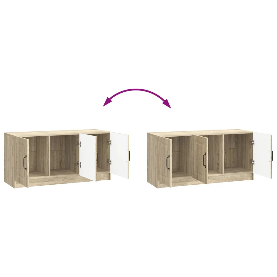 Meuble TV Chêne Sonoma 99 x 34,5 x 47 cm Bois d'ingénierie - 11
