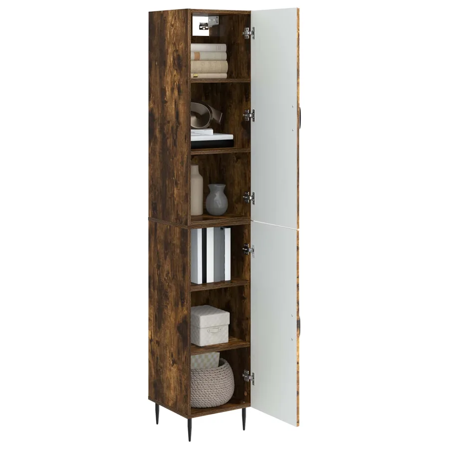 Ensemble de Meubles 2 pcs Chêne fumé 33 x 34,5 x 89,5 cm - 3