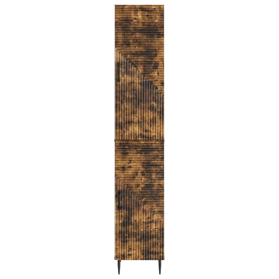 Ensemble de Meubles 2 pcs Chêne fumé 33 x 34,5 x 89,5 cm - 5