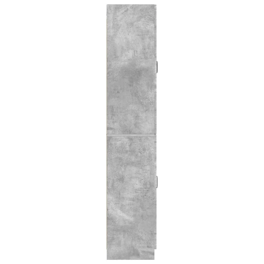 Ensemble de Meubles 2 pcs Gris béton Bois d'ingénierie - 6