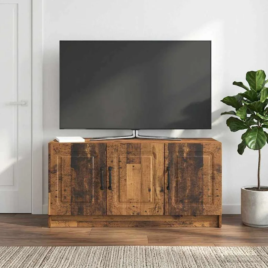 Meuble TV Bois ancien 99 x 34,5 x 47 cm Bois d'ingénierie