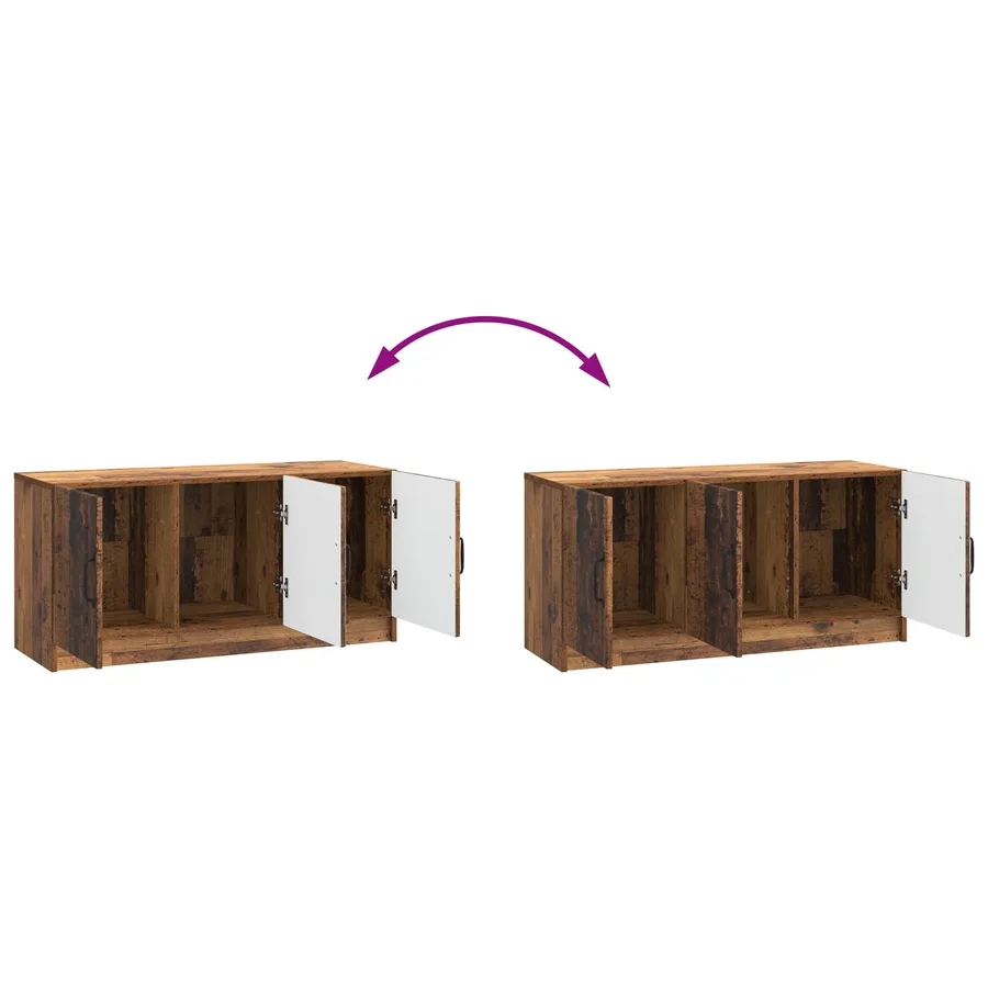 Meuble TV Bois ancien 99 x 34,5 x 47 cm Bois d'ingénierie - 11