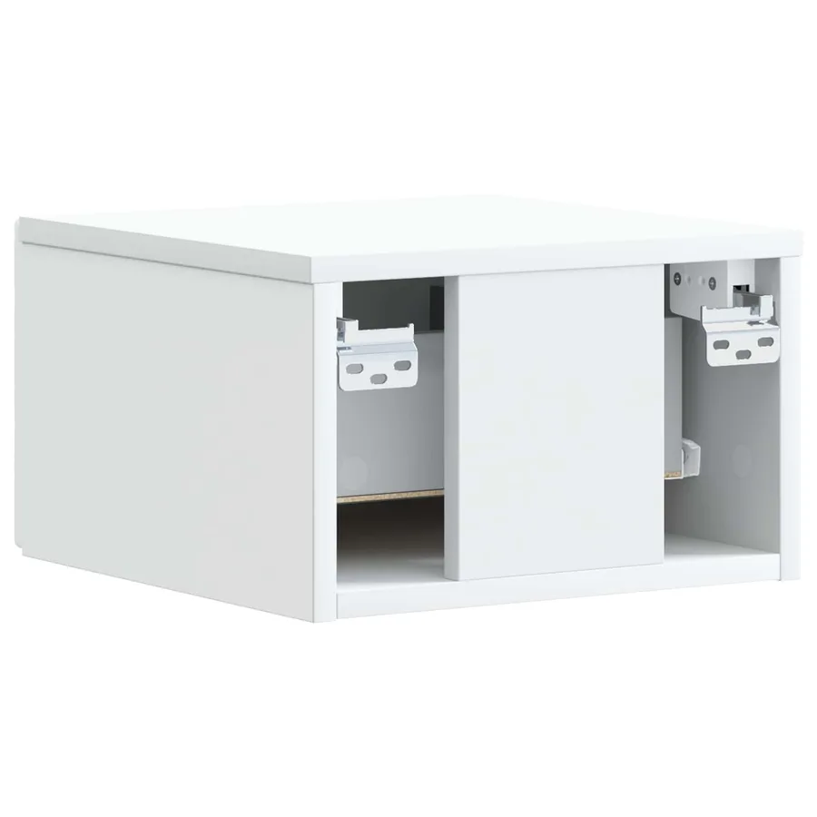 Table d'appoint murale Blanc 34,5 x 33 x 20 cm - 6
