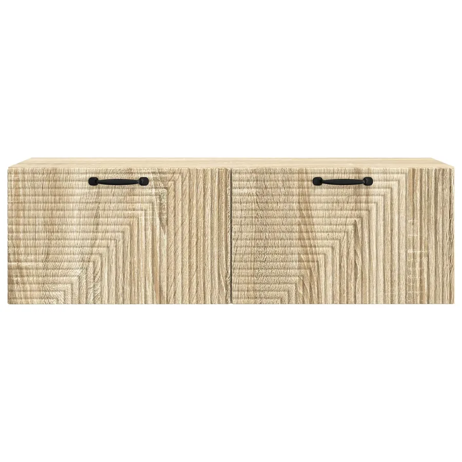 Meuble TV mural Chêne Sonoma 98 x 31 x 30 cm Bois d'ingénierie - 6