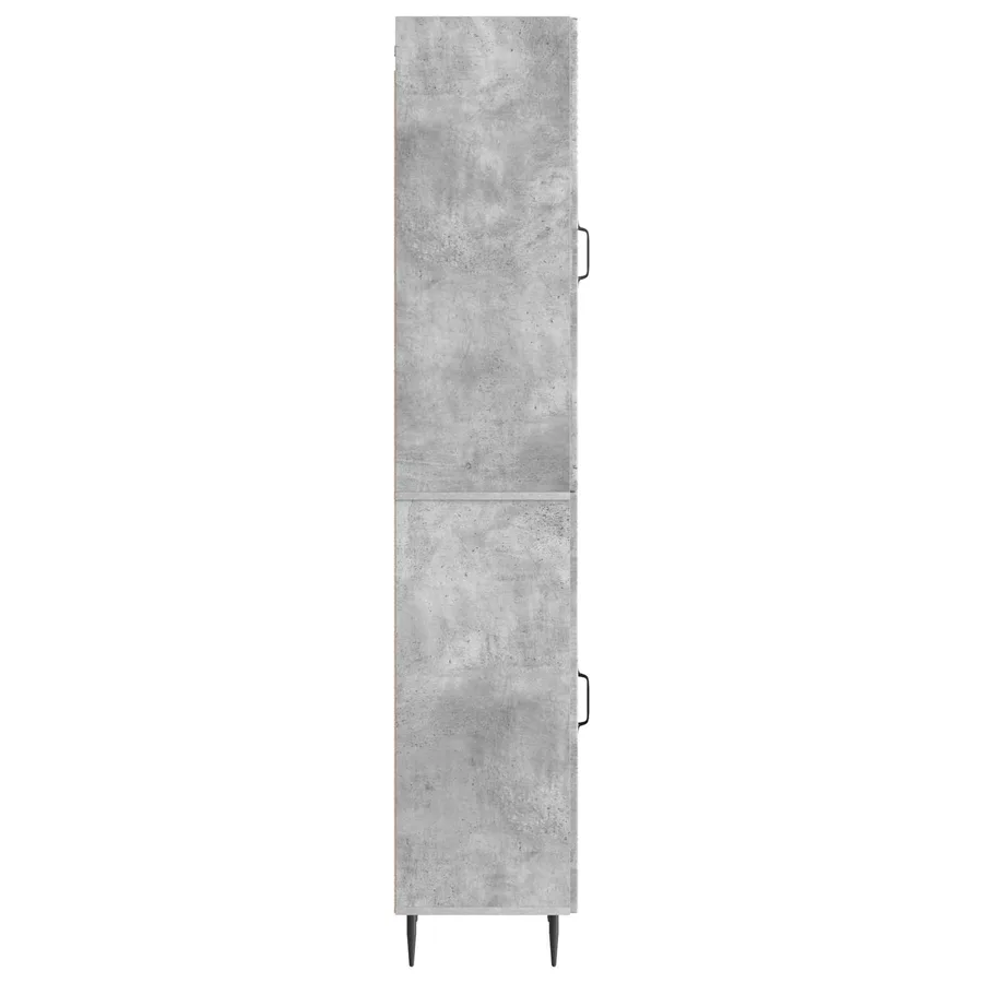 Ensemble de Meubles 2 pcs Gris béton 33 x 34,5 x 89,5 cm - 6