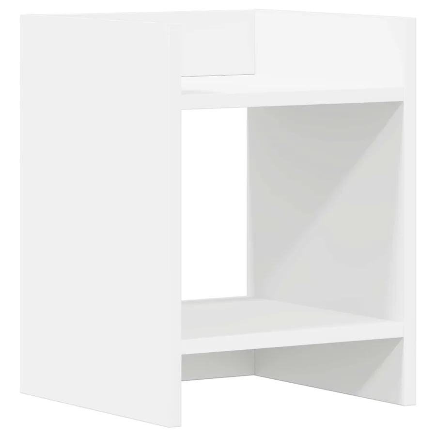 Support de Plante 2 pc Blanc 30 x 30 x 40 cm Bois d’ingénierie - 5