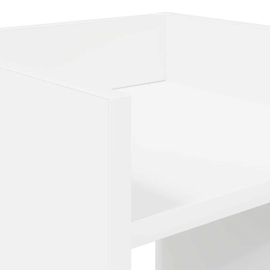 Support de Plante 2 pc Blanc 30 x 30 x 40 cm Bois d’ingénierie - 9