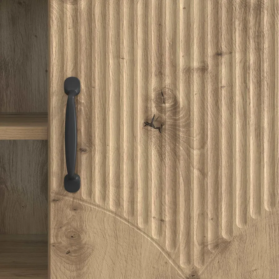 Meuble TV 102 x 34,5 x 47 cm Chêne artisanal Bois d'ingénierie - 8