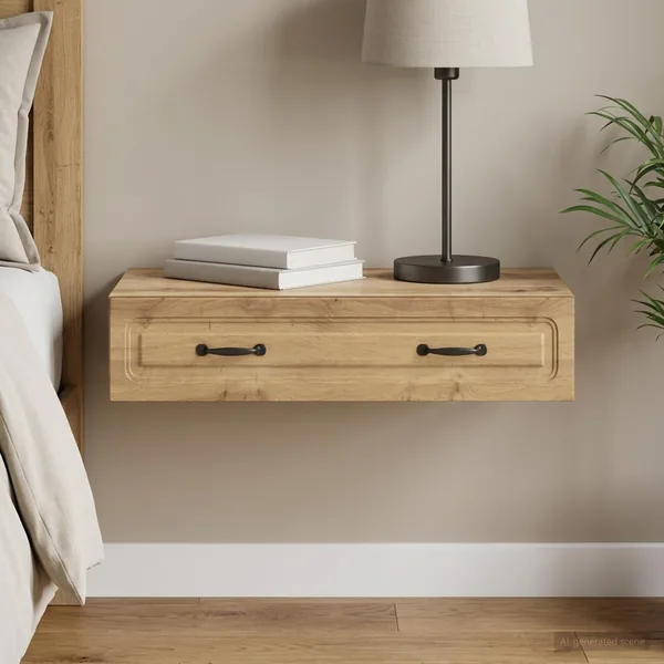 Table d'appoint murale 87,5 x 34,5 x 17 cm Bois d'ingénierie
