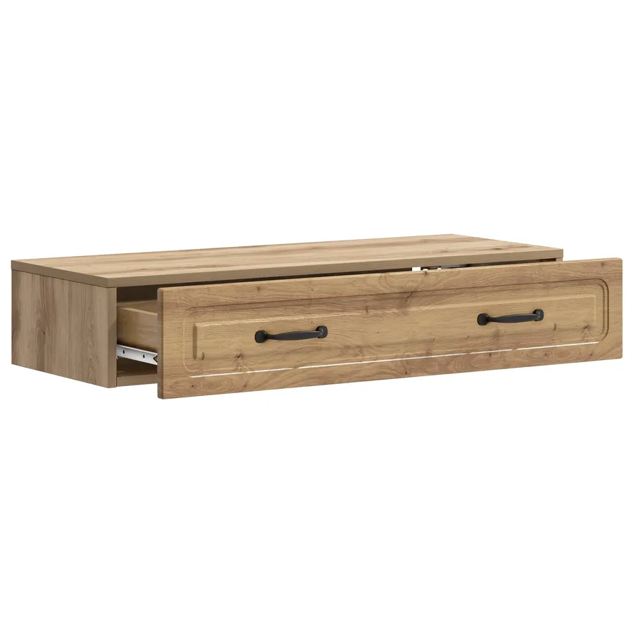 Table d'appoint murale 87,5 x 34,5 x 17 cm Bois d'ingénierie - 4