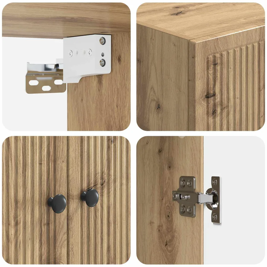 Armoire Murale 59 x 31 x 60 cm Bois d'ingénierie - 7