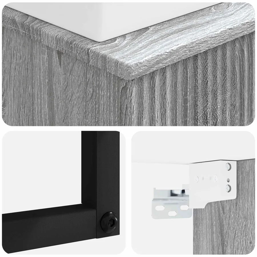 Basin de lavage mural Sonoma gris 40 x 41 x 39 cm - 6