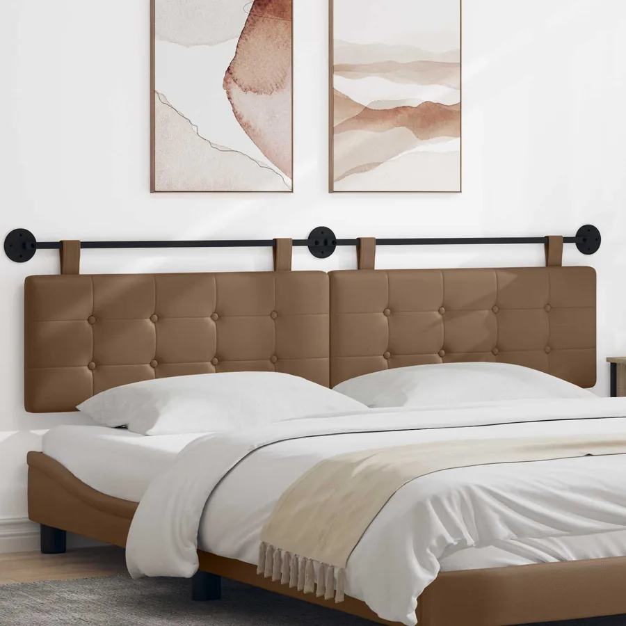Tête de lit suspendue Cappuccino Simili cuir