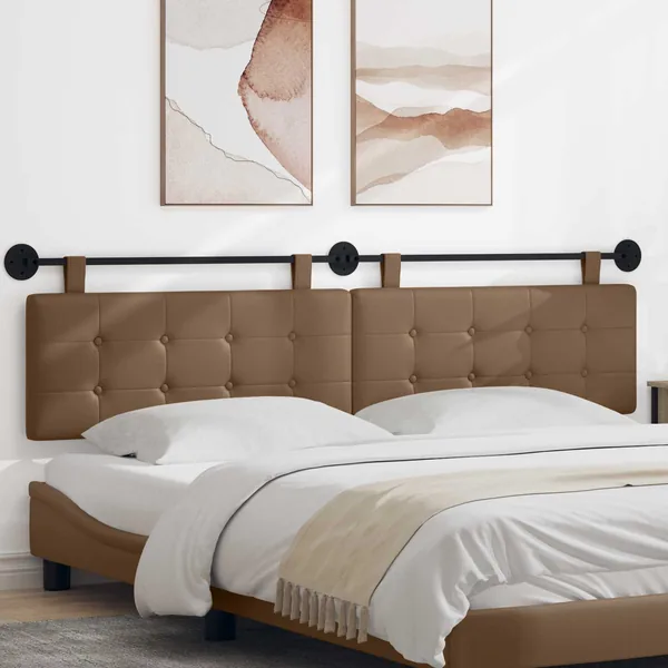 Tête de lit suspendue Cappuccino Simili cuir