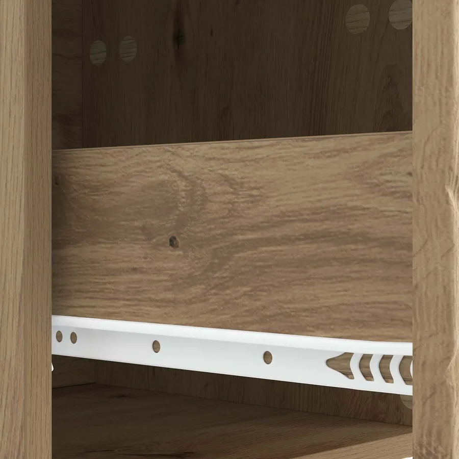 Table d'appoint murale 2 pc Chêne artisanal 34,5 x 33 x 20 cm - 10