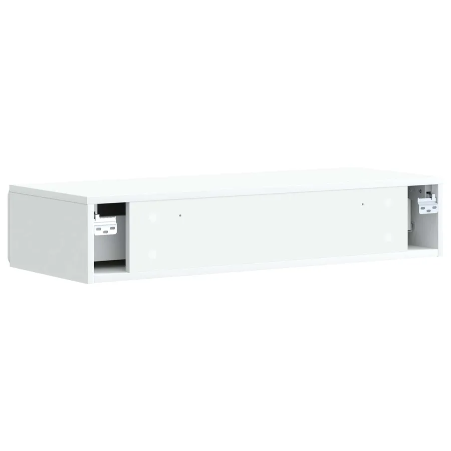 Table d'appoint murale Blanc 87,5 x 34,5 x 17 cm - 7