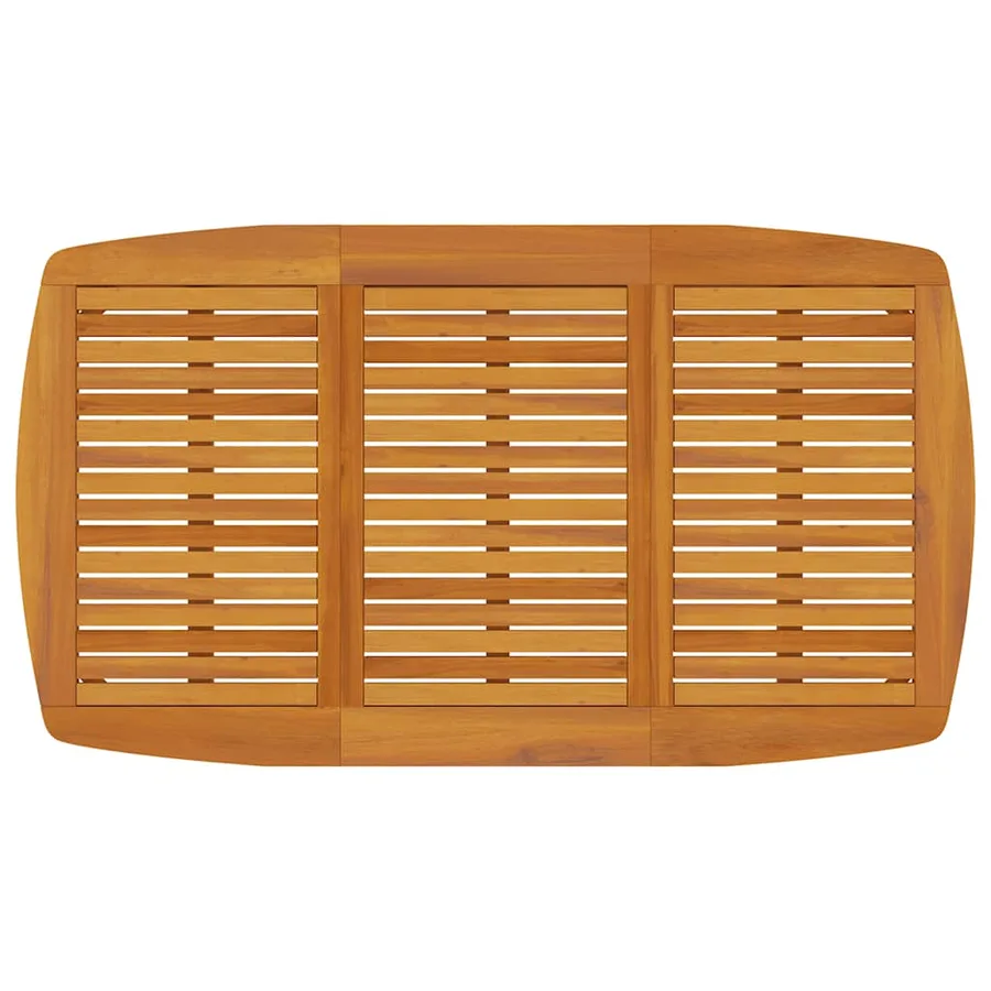 Ensemble à manger de jardin 5 pcs Bois d'acacia solide - 5