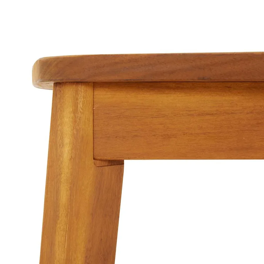 Ensemble à manger de jardin 5 pcs Bois d'acacia solide - 6