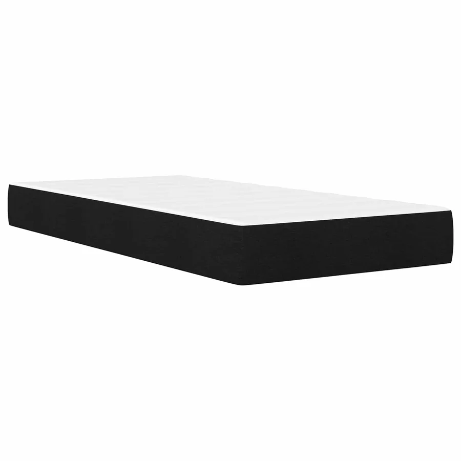 Cadre de lit Noir 80 x 200 cm Polyester - 5