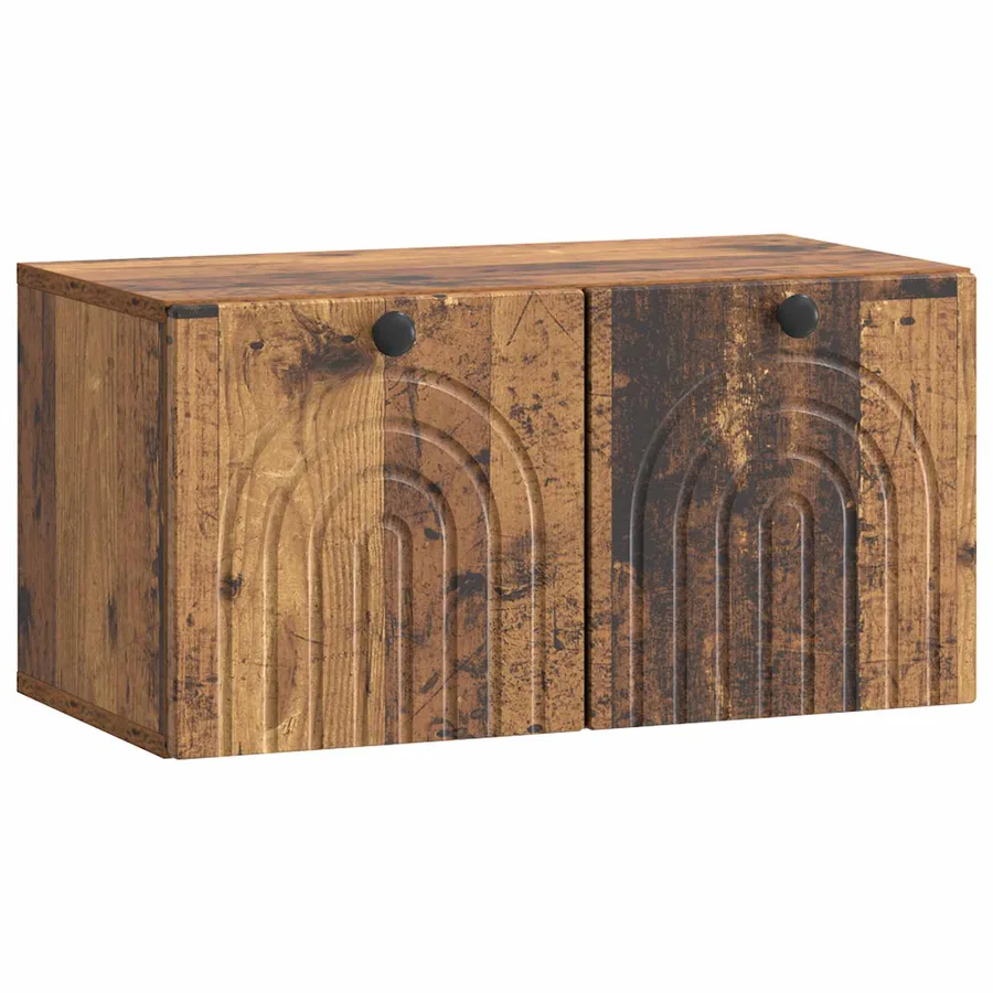 Meuble TV mural Bois ancien 59,5 x 31 x 30 cm Bois d'ingénierie - 2