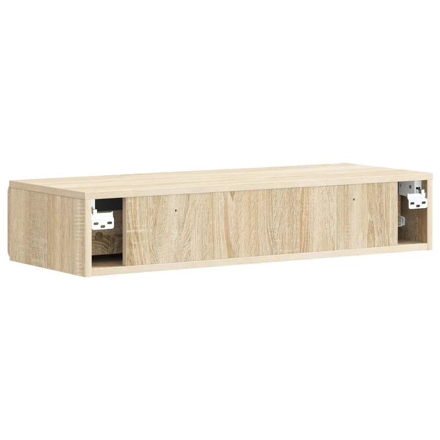 Table d'appoint murale Chêne Sonoma 87,5 x 34,5 x 17 cm - 7
