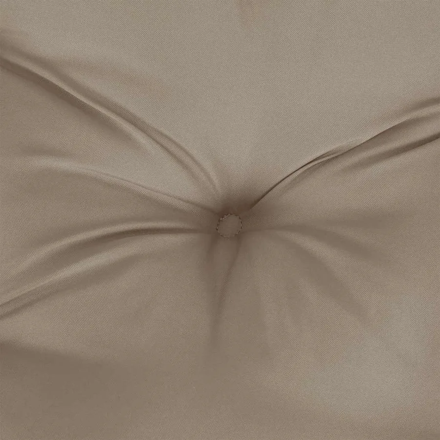 Coussin de banc de jardin taupe 150x(50+50)x7 cm tissu oxford - 7