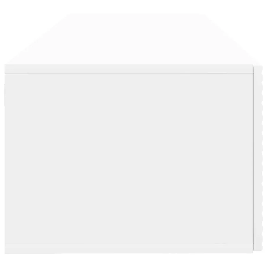 Meuble TV mural Blanc 98 x 41 x 30 cm Bois d'ingénierie - 7