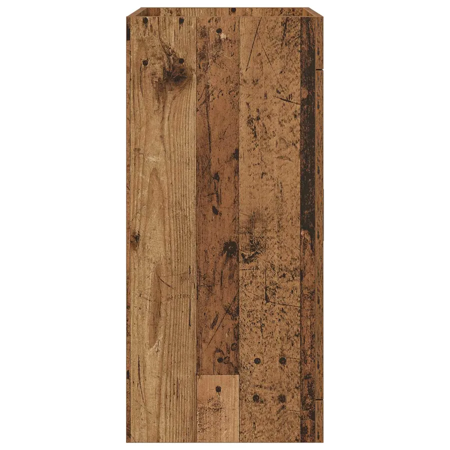 Meuble sous lavabo de salle de bain Bois ancien - 6
