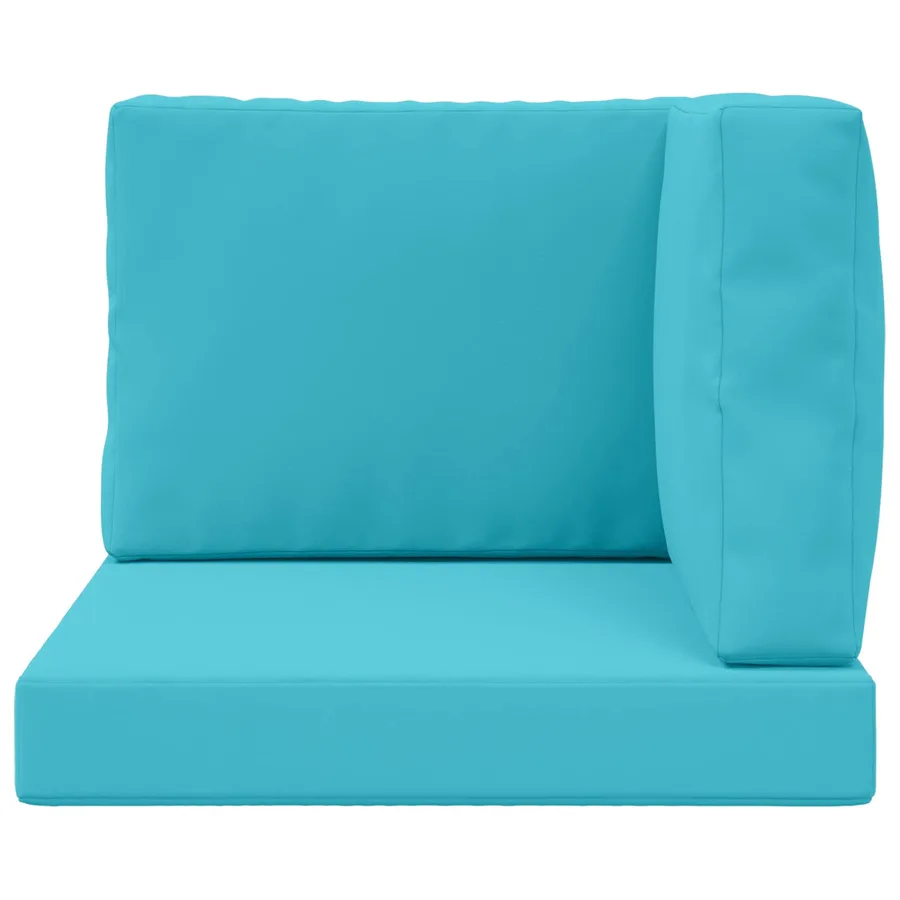 Coussin de canapé d'extérieur 3 pcs Turquoise Polyester - 6