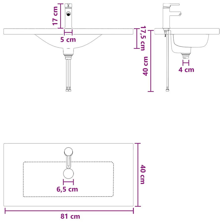 Ensemble de mobilier de salle de bain Blanc brillant - 14