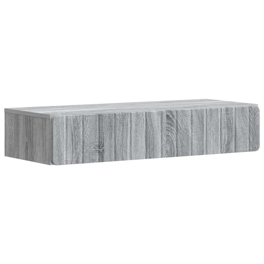 Table d'appoint murale Sonoma gris 87,5 x 34,5 x 17 cm - 2