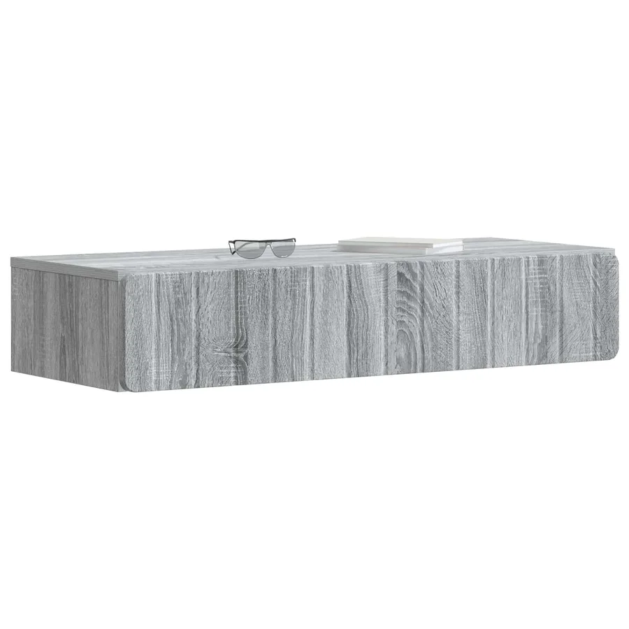 Table d'appoint murale Sonoma gris 87,5 x 34,5 x 17 cm - 3